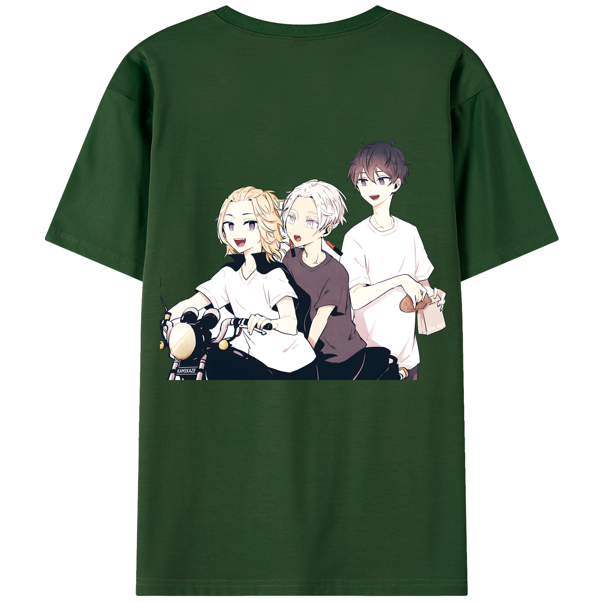 （画像用） 東京リベンジャーズ Tokyo Revengers 綿100％半袖Tシャツ（背面プリント）